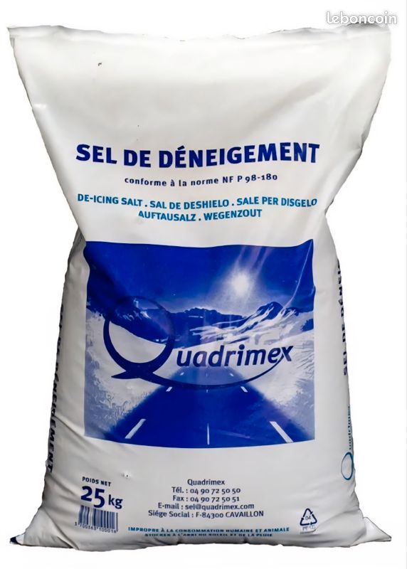Sel de déneigement 0/5 en sac 25 kg (image 1)