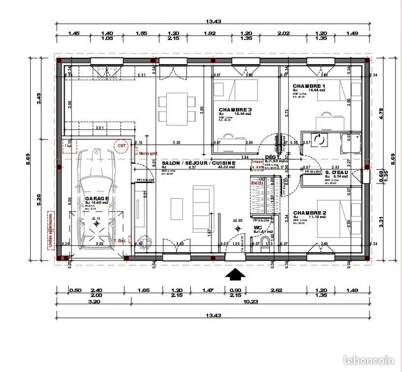 Maison 4 pièces 85 m² (image 4)
