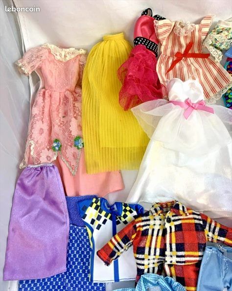 Barbie Clone Poupées Mannequins Lot Vêtements Accessoires Collection Vintage Années 80 90 (image 2)