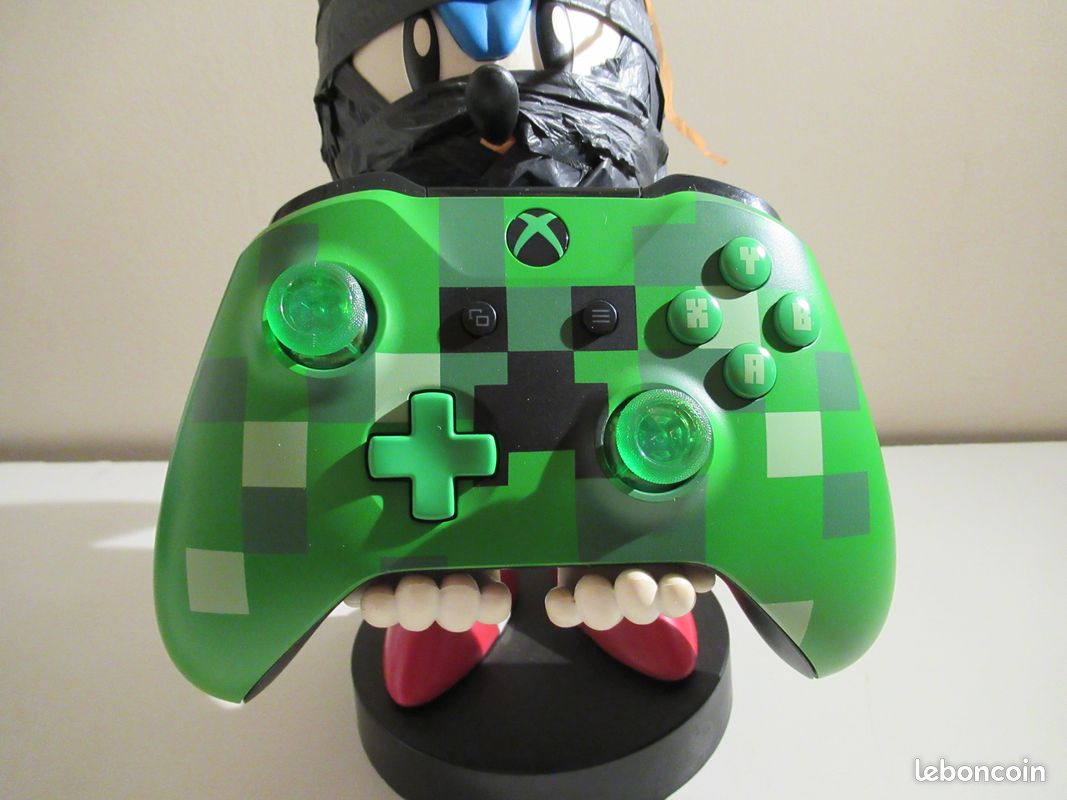 Manette Xbox One Mini Vert Translucide - Neuf En Blister Transparent - Version Génération 1