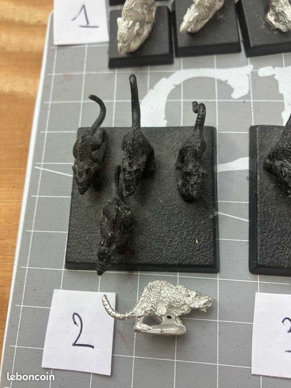 Produits Rats Skaven rats metal / Lot ou a la pièce - Jeux & Jouets