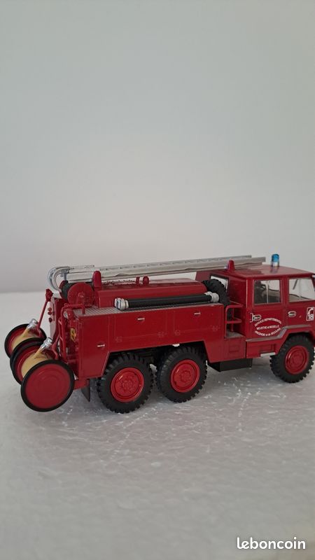 Camion pompiers 1/43 BERLIET FF 6X6 service départemental MEURTHE ET MOSELLE (image 1)