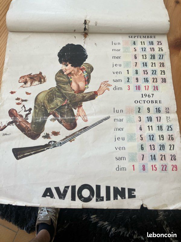 Plaque Métal Publicitaire Vespa – Calendrier Bombé 20x30cm Vintage
