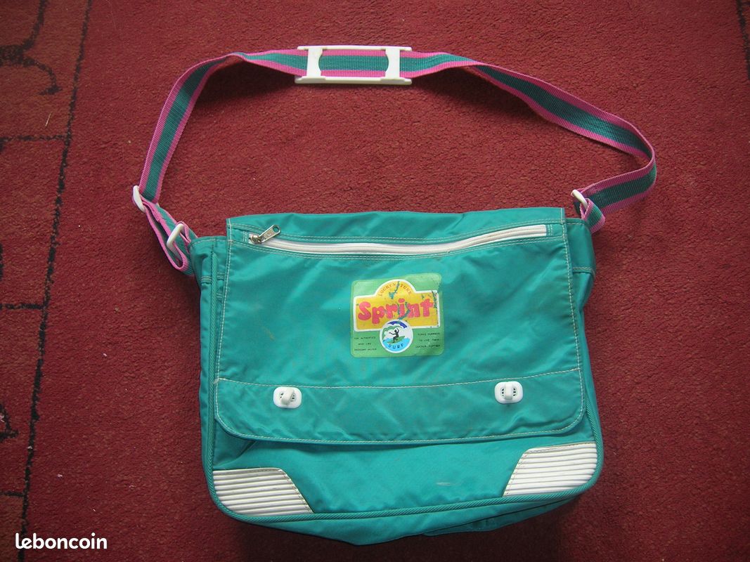 Sac bandoulière: style écolier (image 1)