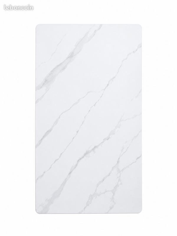 Table céramique blanche 140 x 80 – Prix promo 99 (image 2)