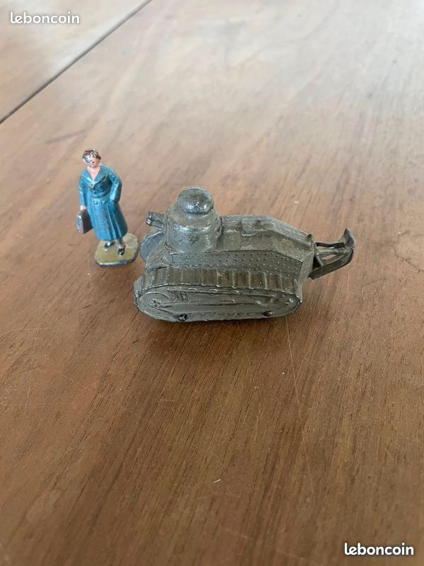 Rare SR « Simon Rivollet » France Char Renault FT 17 WWI en plomb (6 cm) 🇫🇷 (image 1)
