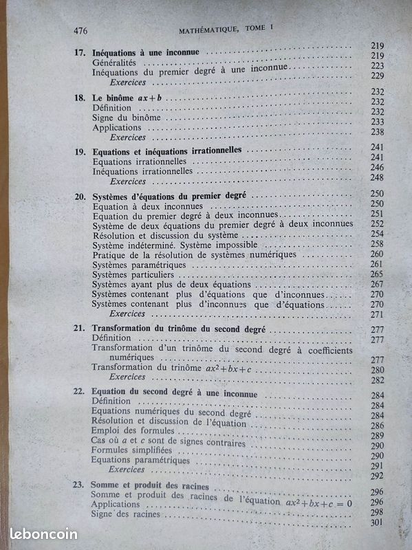 Mathématique, des études à l’industrie – tome 1 - 1968 (image 6)