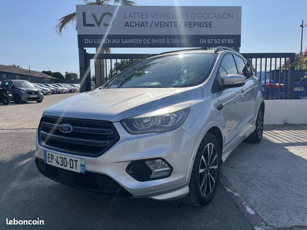 FORD KUGA 2.0 TDCi 180 CV 4x4 2017 ST-Line BOITE AUTO / JANTES ALU / TOIT PANO (image 1)