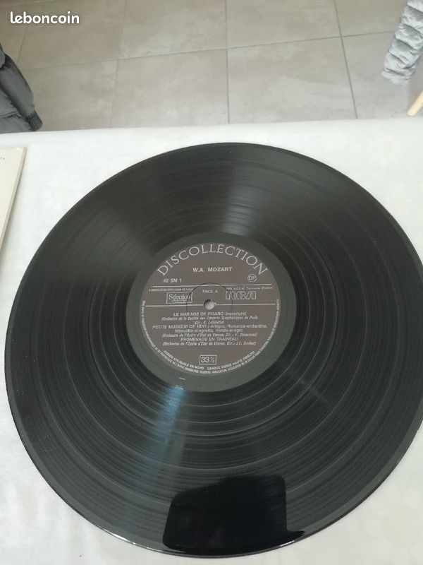 Vinyl 33 T MOZART, E DEL, SCHUBERT PAGANINI, BIZET (image 4)