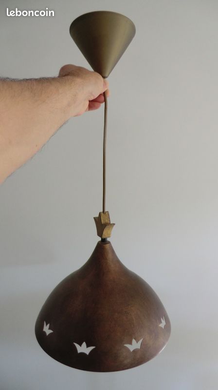 Luminaire metal style industriel TBE (image 1)