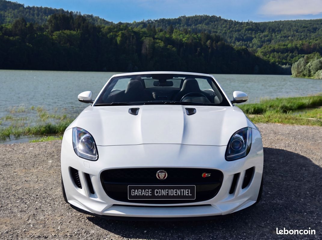 Jaguar F-Type Cabriolet 3.0 V6 S 380ch *Polaris White / Origine France (image 5)