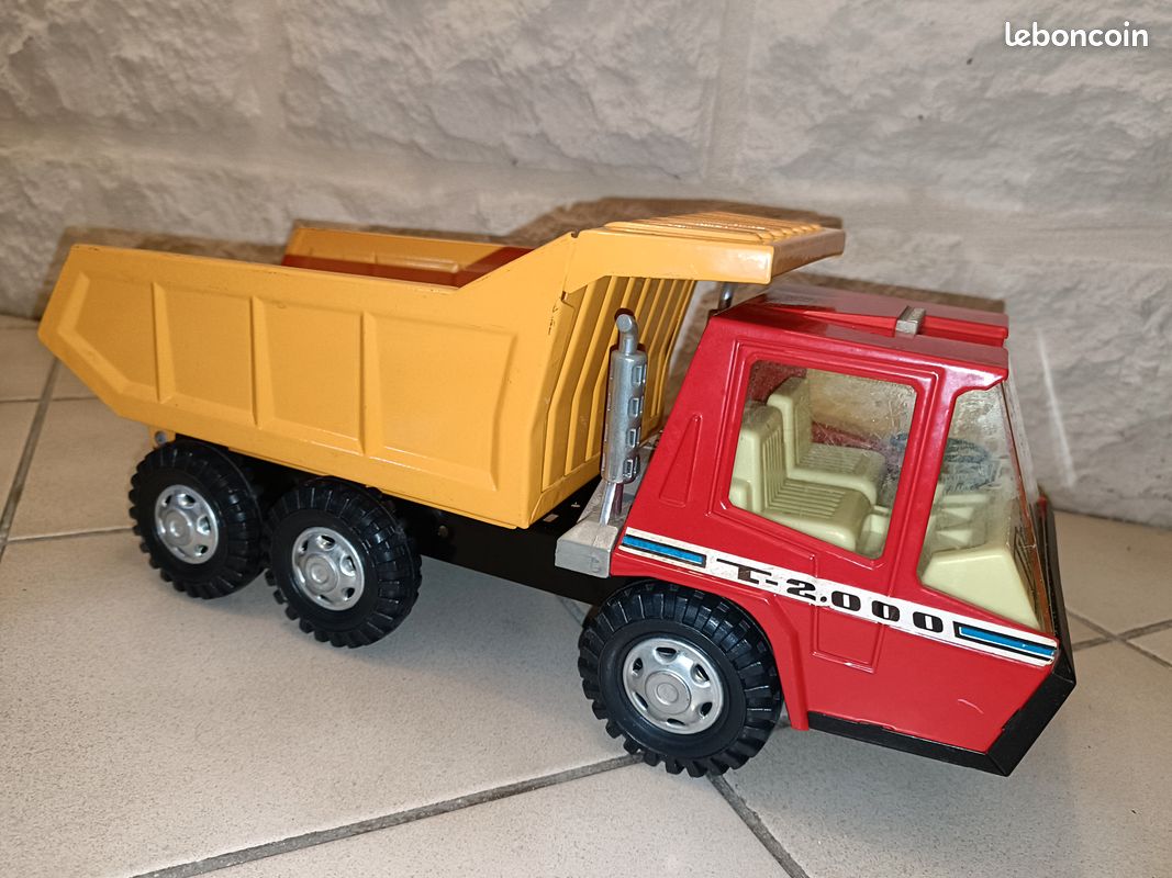 Ancien Grand Camion 48 cm Dépanneur Gozan Tôle Mighty Trans Tigers Team Ancien Grand Camion 48 cm Dépanneur Gozan Tôle Mighty Trans Tigers Team