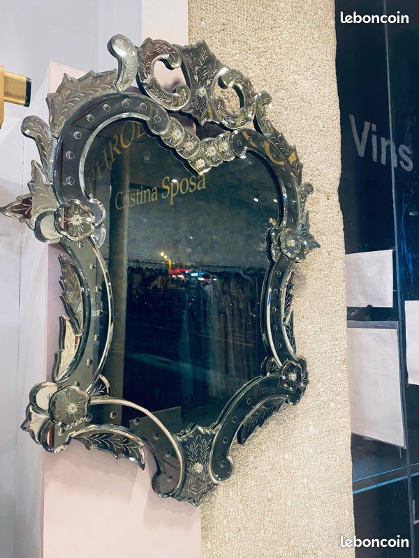 Miroir Vénitien Ancien ▷ Brocante En Ligne Antiquités ▷ Meubles Objets Déco Toulouse