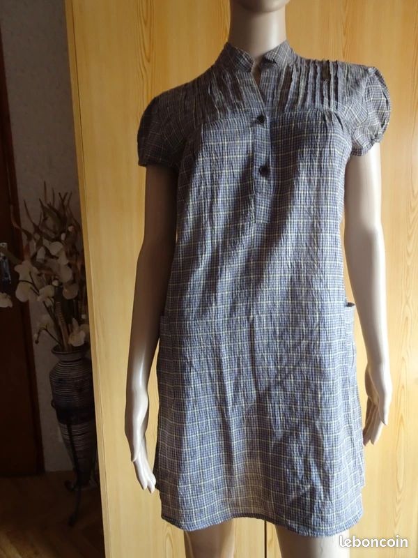 Robe legere petits carreaux t. 1 (image 1)