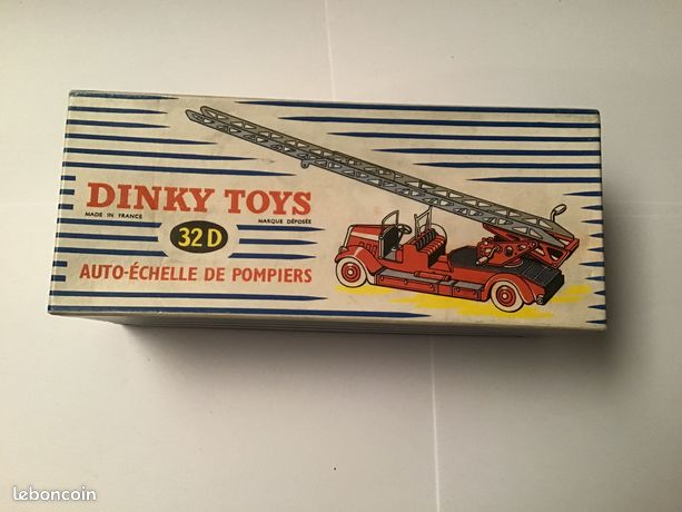 Camion Pompier Delahaye 32D Dinky Toys - Ancien Modèle Métal + 6 élastiques