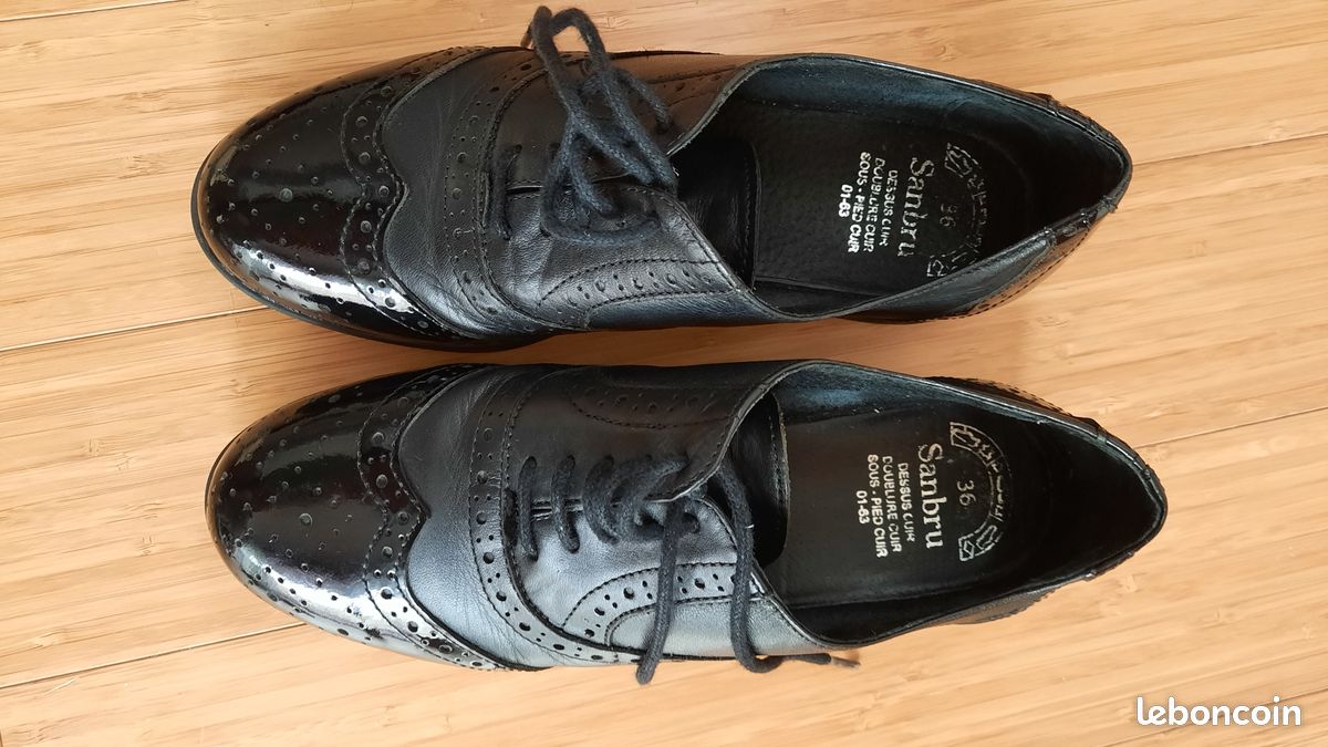 Chaussures Derby cuir (image 4)