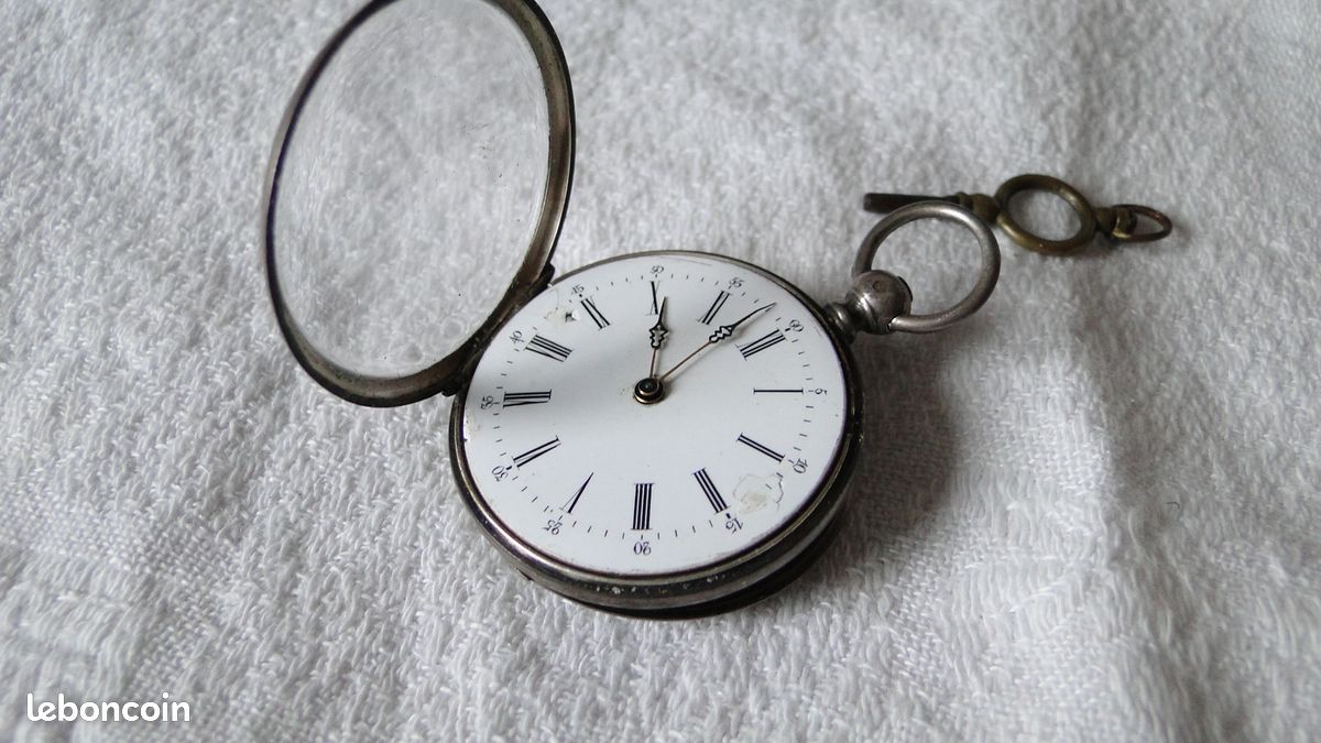 Clé De Montre Gousset Publicitaire – Bijouterie MONTIGNY NIORT, Début XXème