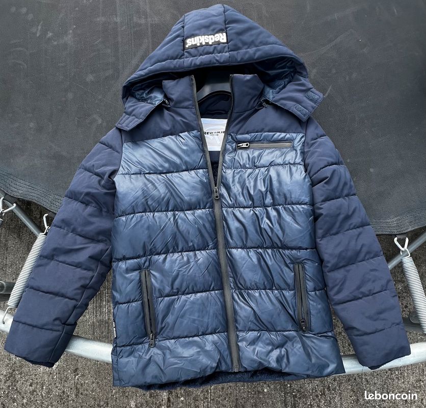 Doudoune Redskins Junior 16 ans – capuche intérieur chaud