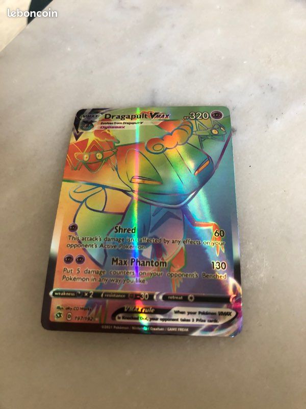 Carte Pokmon Dragapult Vmax holographique - Collection