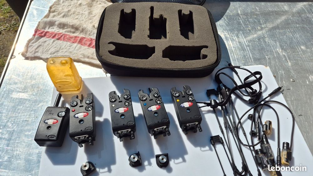 Pack 3 détecteurs carpe delkim txi-d + centrale rx-d (bleu