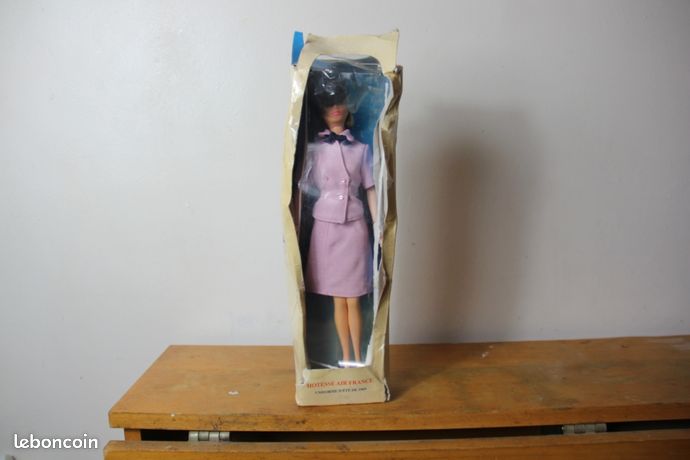 Poupée Vintage Les Petites Hôtesses De L'Air - Air France - Années 70 (Occasion, RARE)