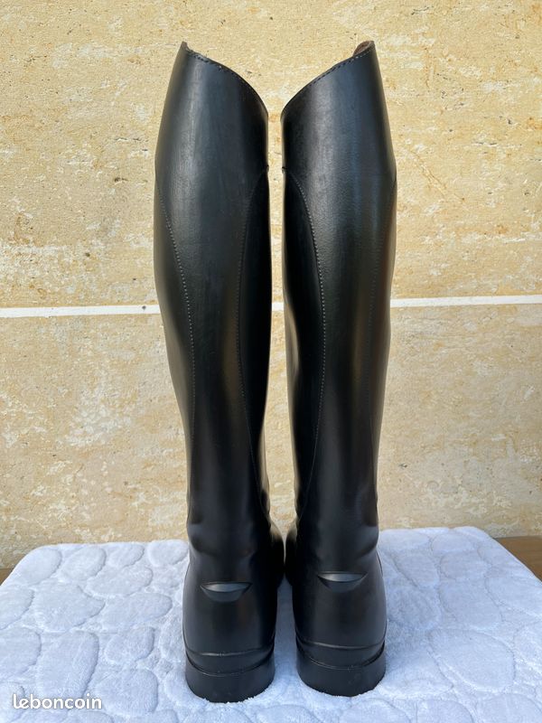 Bottes cavalières Aigle Noir taille 41 EU en Caoutchouc