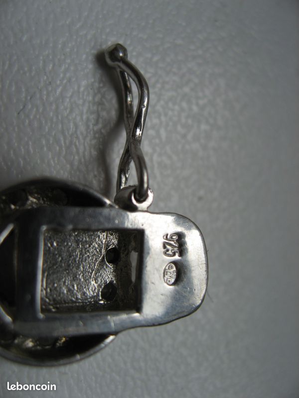 Bracelet en argent et strass (pasc03) (image 3)