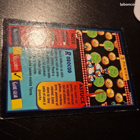 Panini Game Card - SEGA Super Play - cyberball - #74 - Occasion