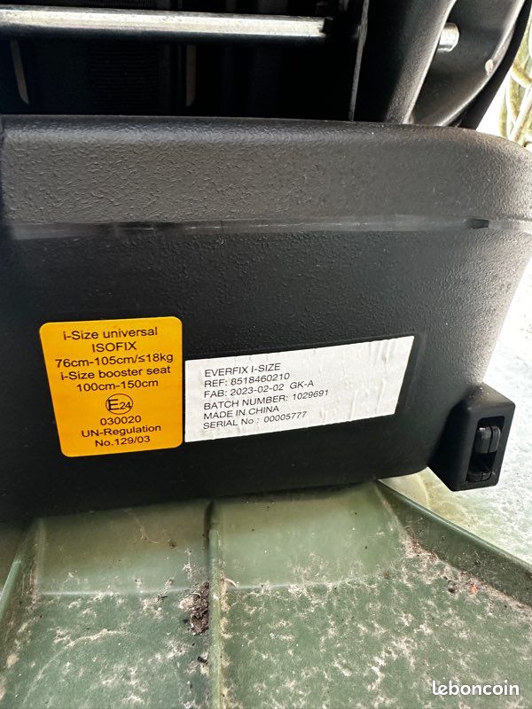 Siège auto isofix (image 3)