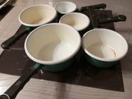 Lot De 3 Cocottes En Tôle Émaillée Vintage Années 70 – Royal Durma – Émaillerie Du Loiret