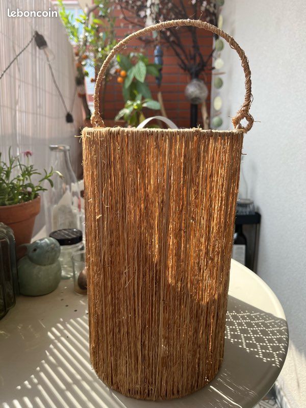 Lanterne fibres naturelles (image 1)