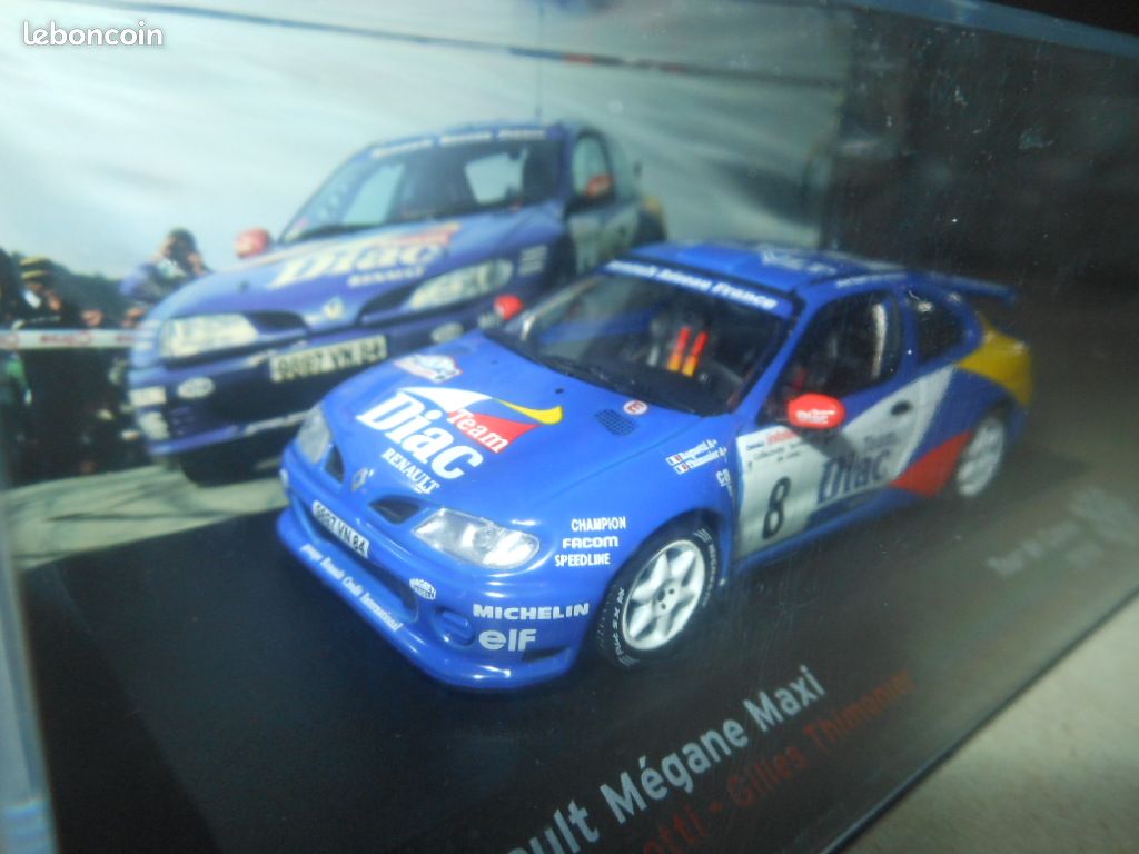 Miniature Renault Mégane Maxi Rallye Du Var, échelle 1/43, Occasion, Collection