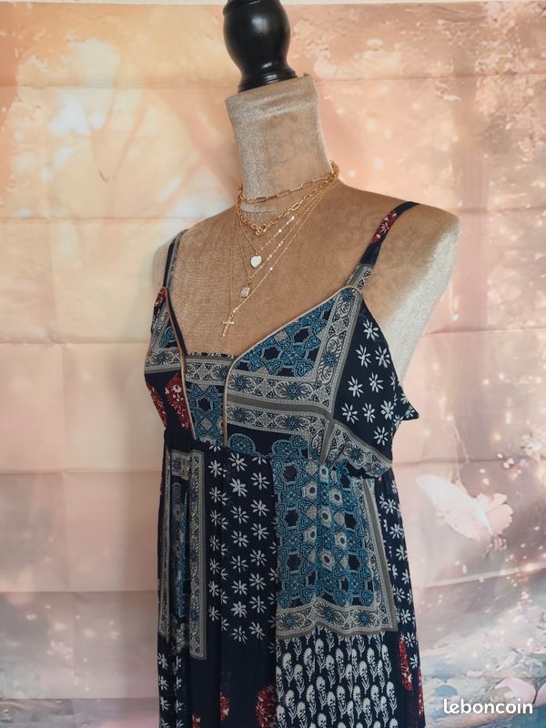 Robe d'été a bretelles originale La fee maraboute Taille XL (image 6)