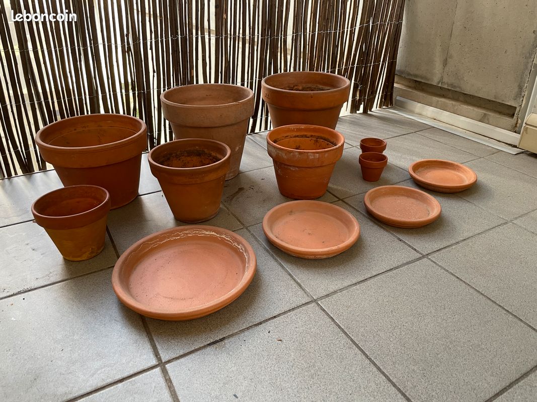 Lot pots terre cuite (image 1)
