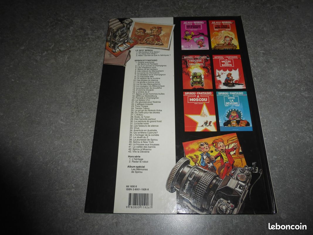 BD Le petit Spirou ,édition 1992, tome3 (image 2)