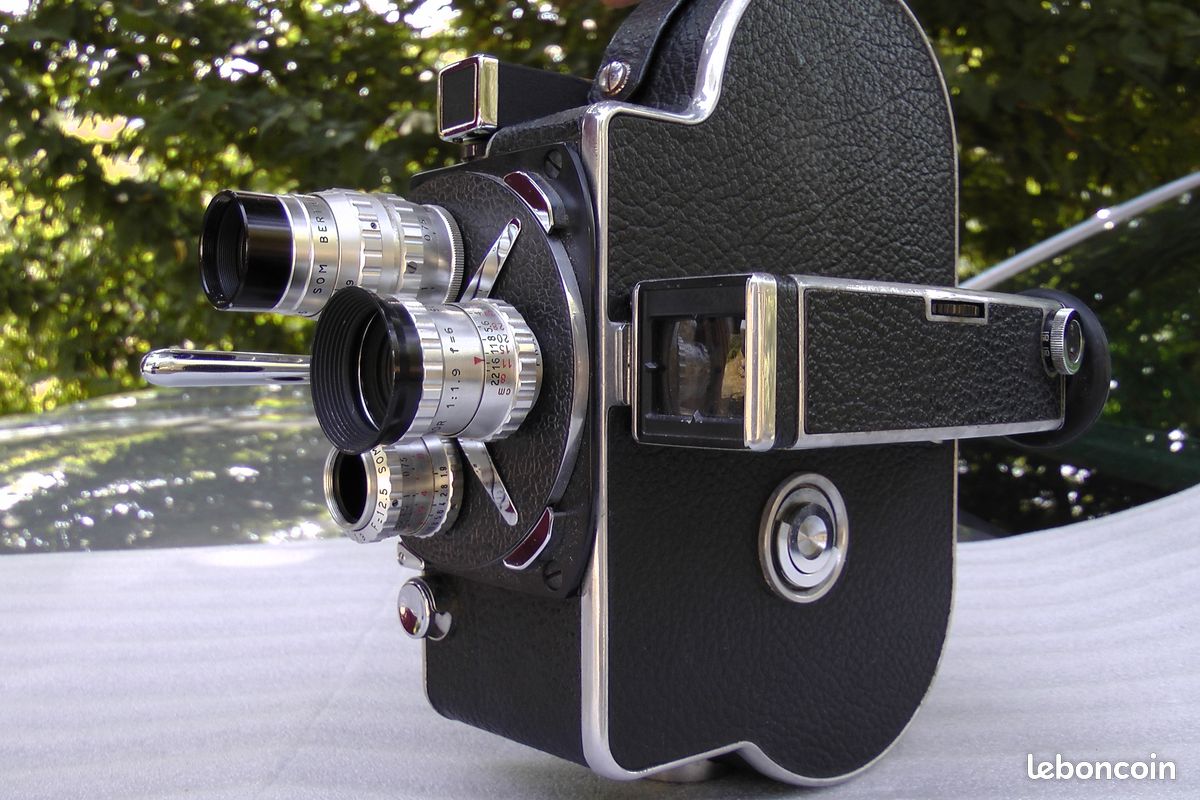 Trépied Bolex Paillard Rétro En Aluminium – Pour Appareil Photo, Avec Sacoche D'origine Et Tête Panoramique