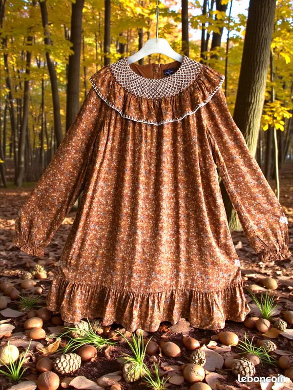 Ensemble Bébé Fille Sergent Major Liberty 2 Pièces (Robe + Body) - 9 Mois - Occasion TBE