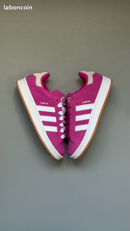 adidas gazelle silver green womens WOMENS ADIDAS CAMPUS 00S (Semi Lucid Fuchsia / Orchid Fusion / Cloud White) main image 1