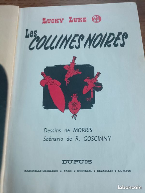 BD lucky Luke dupuis offert par total 1972 les collines noires (image 4)