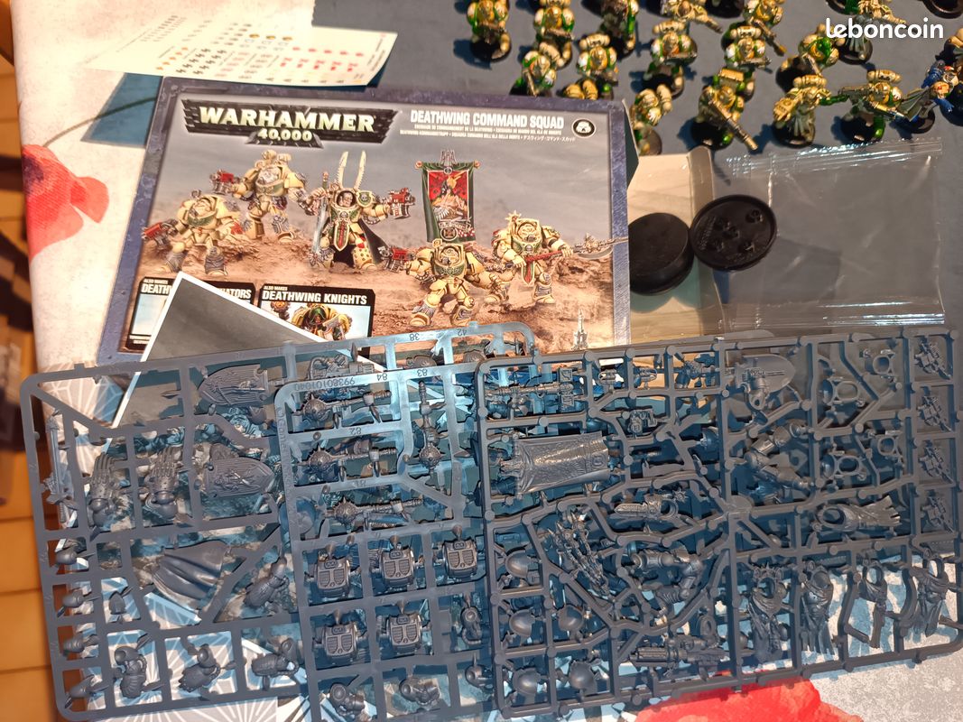 Warhammer 40K / 30K armée Dark Angels firstborn partiellement OOP/collector (image 4)