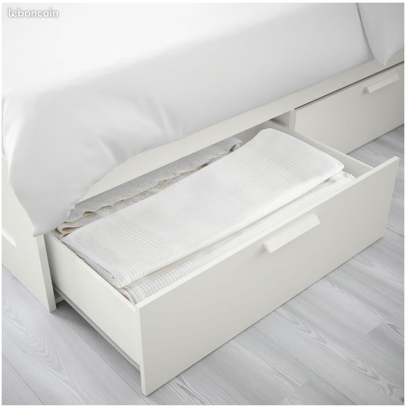 Lit simple tiroirs - Ikea Brimnes (image 3)