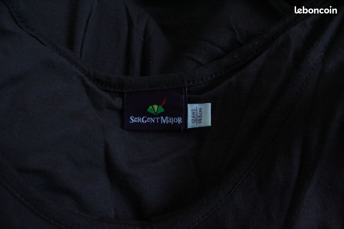Robe marron Sergent major 12 ans XXS (image 3)
