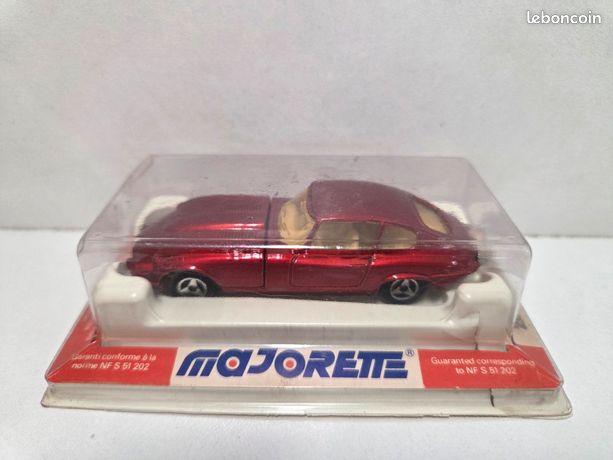 Ancienne Miniature Norev Jaguar Type E - Plastique - Échelle 1/43 - Fabriquée En Tchécoslovaquie