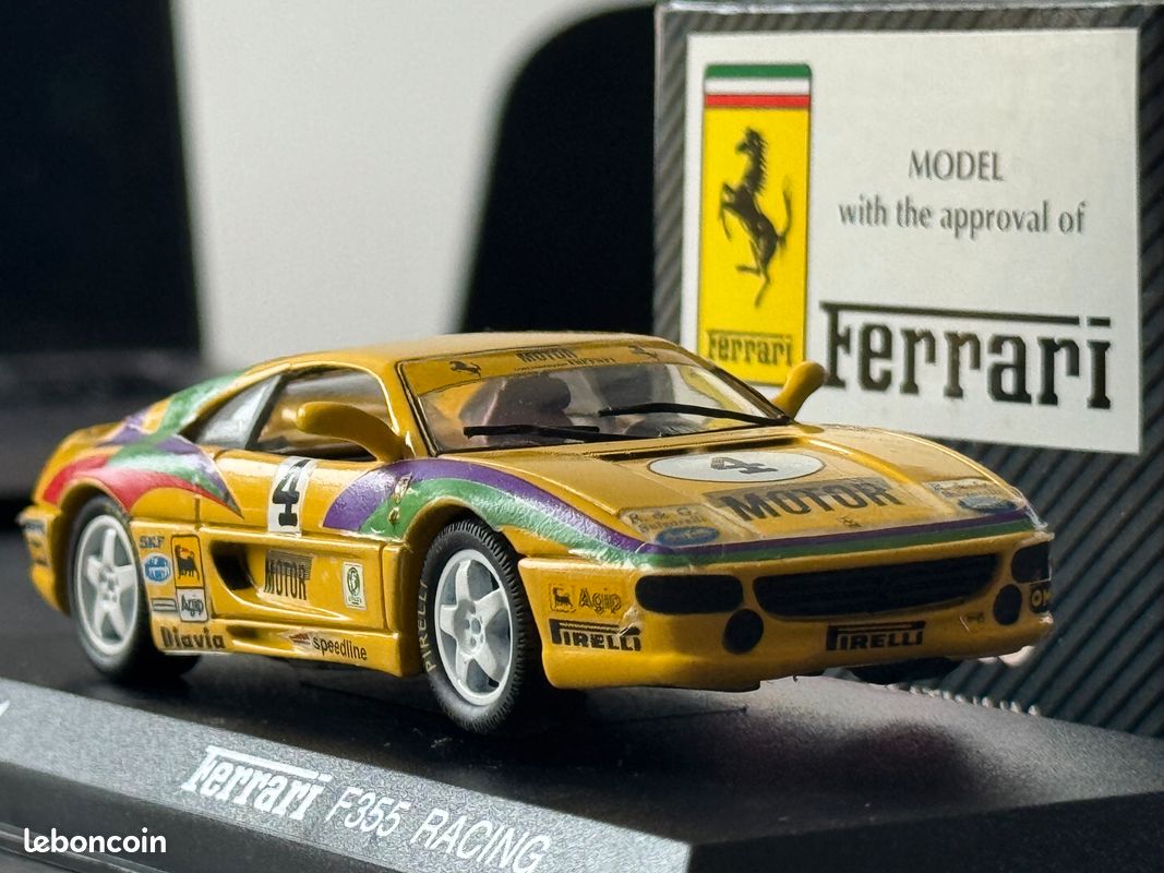 Miniature Voiture Detail Cars Ferrari F355 Racing, échelle 1/43, Modèle ART401, #4 - Collection