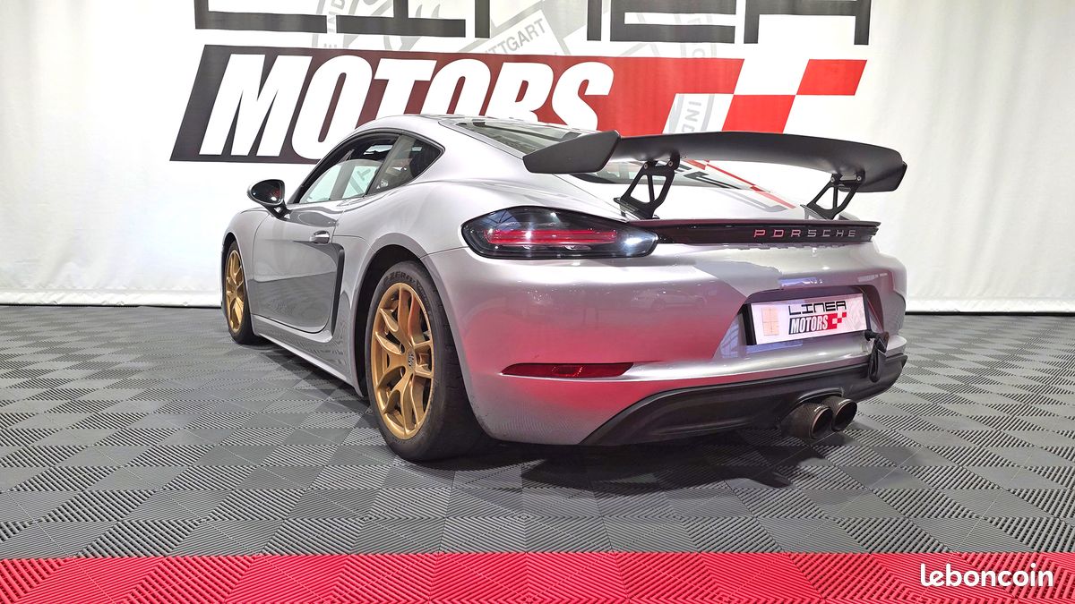 PORSCHE 718 - CAYMAN SPORT CUP - PDK -1 290kg - IMMATRICULE -20 EXEMPLAIRES -ARCEAU - BACQUETS - PACK SPORT CHRONO PLUS - ECHAP. SPORT - (image 5)