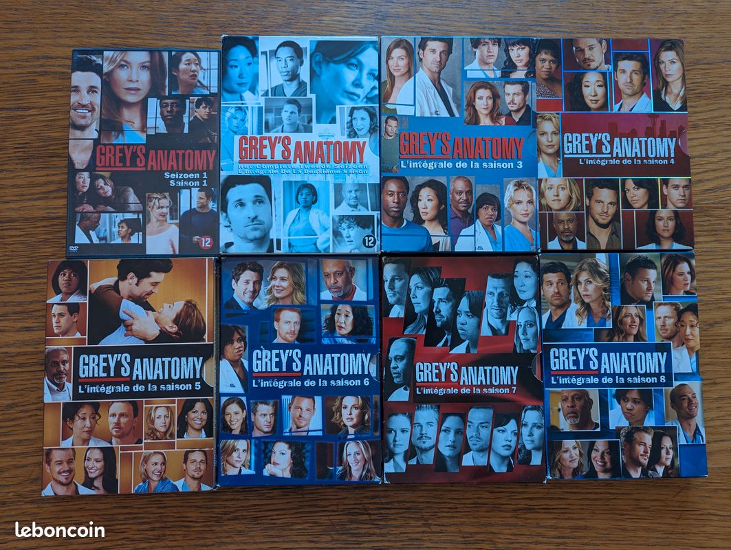 Dvd Grey's Anatomy (Saison 1-8) - DVD - Films