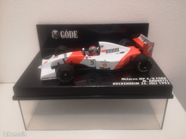McLaren Ford MP4/8 #8 A. Senna Winner European GP 1993 Minichamps 1/18