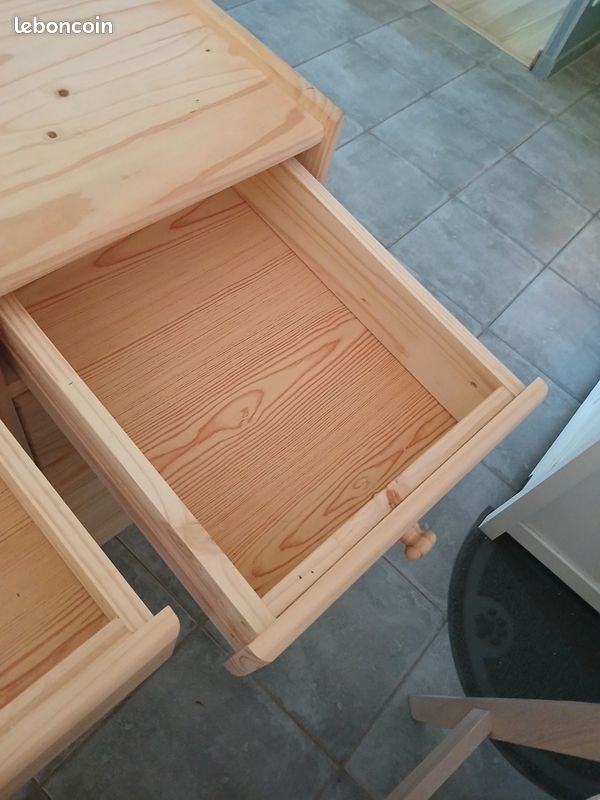 Bureau en pin (image 13)