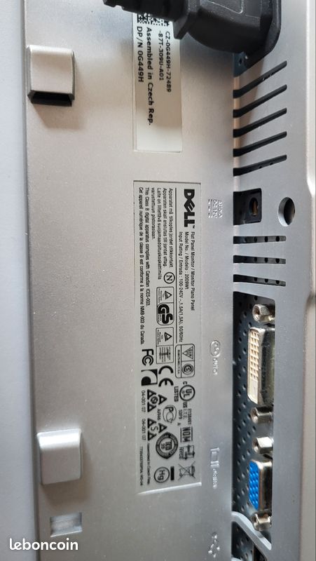 Ecran 20" Dell 2009Wt (image 3)