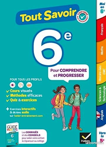 Tout savoir 6eme (image 1)